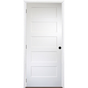 Trimlite 36" by 80" 5 Panel Bevel Shaker Interior Slab Passage Door Unfinished