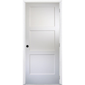 Trimlite 36" by 80" 3 Panel Bevel Shaker Interior Slab Passage Door Unfinished