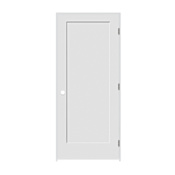 Trimlite 36" by 80" 1-Panel Shaker Left Handed Interior Prehung Fire Rated Passage Door with Oil Rubbed Bronze Hinges and 4 9/16" Door Jamb - Bronze Sill Primed