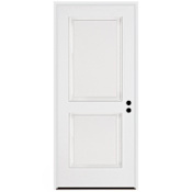 Trimlite Traditional 2 Panel 36" by 80" Left Handed Pre-Hung Exterior Entry Door with 4-9/16" Door Jamb Primed