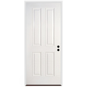 Trimlite Traditional True 4 Panel 36" by 80" Left Handed Pre-Hung Exterior Entry Door with 7-1/4" Door Jamb Primed