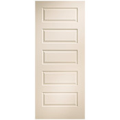 Trimlite 36" x 80" Primed 5-Panel Rockport Molded Hollow Core Slab Door Primed