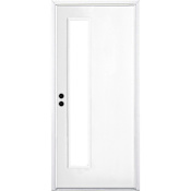 Trimlite 36" by 80" Right Handed Exterior Pre-Hung Entry Door with Oil Rubbed Bronze Hinges and Mill Sill Primed