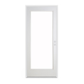Trimlite 36" x 80" 1-Lite French Right-Hand Inswing Exterior Prehung Entry Door with Oil Rubbed Bronze Hinges, 4-9/16" Door Jamb, and Mill Sill Primed