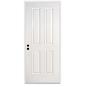 Trimlite Traditional True 4 Panel 36" by 80" Right Handed Pre-Hung Exterior Entry Door with 7-1/4" Door Jamb Primed