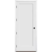 Trimlite 36" by 96" 1-Panel Shaker Right Handed Interior Prehung Fire Rated Passage Door with Oil Rubbed Bronze Hinges and 6 9/16" Door Jamb - Mill Sill Primed
