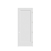 Trimlite 36" by 96" Shaker 1-Panel Left Hand Handed Interior Pre-Hung Passage Door with Satin Nickel Hinges and 4-9/16" Door Jamb Primed