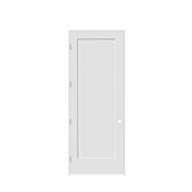 Trimlite 36" by 96" Shaker 1-Panel Right Hand Handed Interior Pre-Hung Passage Door with Satin Nickel Hinges and 6-9/16" Door Jamb Primed