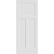 Trimlite 36" by 96" Shaker 1+2-Panel Mission Interior Slab Passage Door Primed