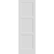Trimlite 36" by 96" Shaker 3-Panel Equal Interior Slab Passage Door Primed