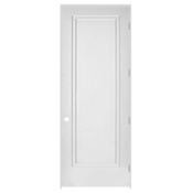 Trimlite 36" by 96" 1-Panel Colonial Right Handed Interior Prehung Passage Door with Brushed Chrome Hinges and 4-9/16" Door Jamb Primed