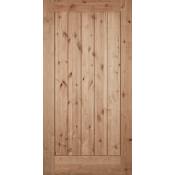 Trimlite 48" x 84" Unfinished Notty Alder Panel Barn Door Knotty Alder