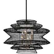 Troy Lighting Kokoro 6 Light 23" Wide Pendant Kokoro Bronze