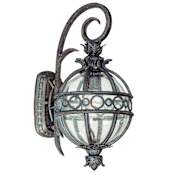 Troy Lighting Campanile Single Light 17" Tall Outdoor Wall Sconce Campanile Bronze