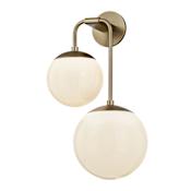 Troy Lighting Brogan 2 Light 22" Tall Wall Sconce Patina Brass