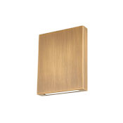 Troy Lighting Thayne 8" Tall LED Wall Sconce Patina Brass