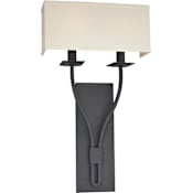 Troy Lighting Palladium 2 Light ADA Compliant Double Wall Sconce Federal Bronze