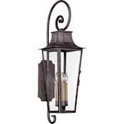 Troy Lighting French Quarter 4 Light Outdoor Wall Sconce Aged Pewter