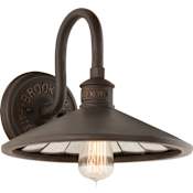 Troy Lighting Brooklyn 1 Light Wall Sconce with Vintage Edison Bulb Brooklyn Bronze