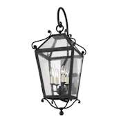 Troy Lighting Santa Barbara County 4 Light 34" Tall Wall Sconce French Iron