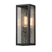Troy Lighting Dixon 1 Light 6.5" Wide Outdoor Wall Sconce with Seeded Glass Shade Vintage Bronze