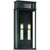 Troy Lighting Gridley 2 Light 18" Tall Wall Sconce Textured Black