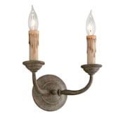 Troy Lighting Cyrano 2 Light 10-3/4" Wide Wall Sconce Earthen Bronze