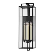 Troy Lighting Beckham 4 Light 34" Tall Wall Sconce Forged Iron