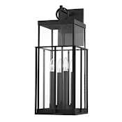 Troy Lighting Longport 4 Light 25" Tall Outdoor Wall Sconce Texture Black