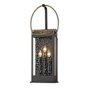 Troy Lighting Holmes 3 Light 32" Tall Outdoor Wall Sconce Bronze / Brass