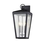 Troy Lighting Mariden 3 Light 20" Tall Outdoor Wall Sconce Textured Black