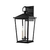 Troy Lighting Soren 3 Light 23" Tall Outdoor Wall Sconce Texture Black