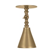 Troy Lighting Necessity 4" Wide Semi-Flush Ceiling Fixture Patina Brass