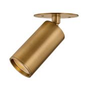 Troy Lighting Caleb 5" Wide LED Flush Mount Ceiling Fixture Patina Brass