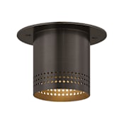 Troy Lighting Berg 5" Wide LED Flush Mount Ceiling Fixture Bronze