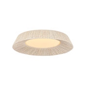 Troy Lighting Kenton 24" Wide LED Flush Mount Drum Ceiling Fixture Vintage Gold Leaf