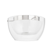 Troy Lighting Dutton 14" Wide Flush Mount Drum Ceiling Fixture Polished Nickel