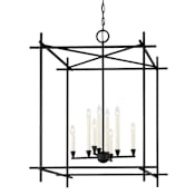 Troy Lighting Huck 8 Light 30" Wide Taper Candle Chandelier Iron Black