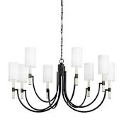 Troy Lighting Gustine 8 Light 42" Wide Candle Style Chandelier Forged Iron