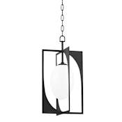 Troy Lighting Enzo 13" Wide Abstract Mini Pendant Iron Black