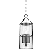 Troy Lighting Burbank 4 Light 10" Wide Outdoor Taper Candle Multi Light Pendant Texture Black