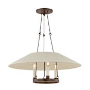 Troy Lighting Archive 3 Light 25" Wide Chandelier Bronze