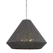 Troy Lighting Keats 5 Light 40" Wide Abstract Pendant Bronze