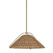 Troy Lighting Richard 26" Wide LED Pendant Patina Brass