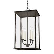 Troy Lighting Zuma 4 Light 15" Wide Outdoor Taper Candle Multi Light Pendant French Iron