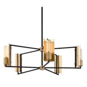 Troy Lighting Emerson 5 Light 32" Wide Chandelier Carbide Black