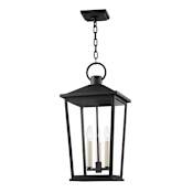 Troy Lighting Soren 3 Light 11" Wide Outdoor Taper Candle Multi Light Pendant Texture Black