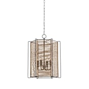 Troy Lighting Ramon 4 Light 18" Wide Multi Light Pendant Textured Black