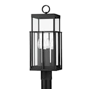 Troy Lighting Longport 4 Light 21" Tall Outdoor Single Head Post Light Texture Black