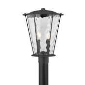 Troy Lighting Jantzen 2 Light 15" Tall Post Light Texture Black